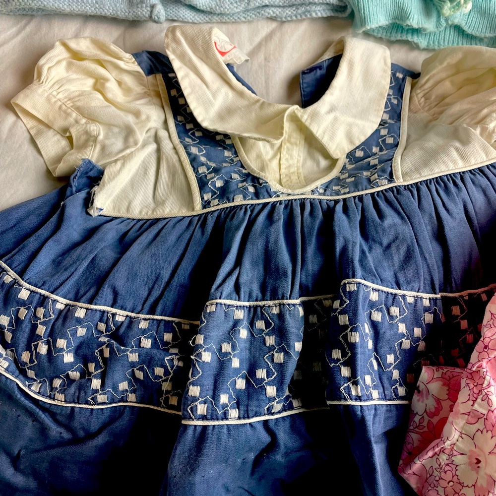 baby clothes, 1972 to 1978.